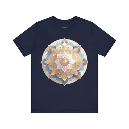 Natural Cotton Tee Shirt - Medallion Collection Printify
