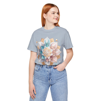 Natural Cotton Tee Shirt - Medallion Collection Printify