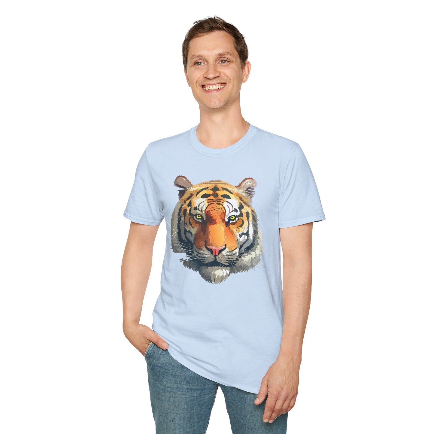 Tiger Shirt, Shirt with Tiger, Animal Tee, Shirt with Animals