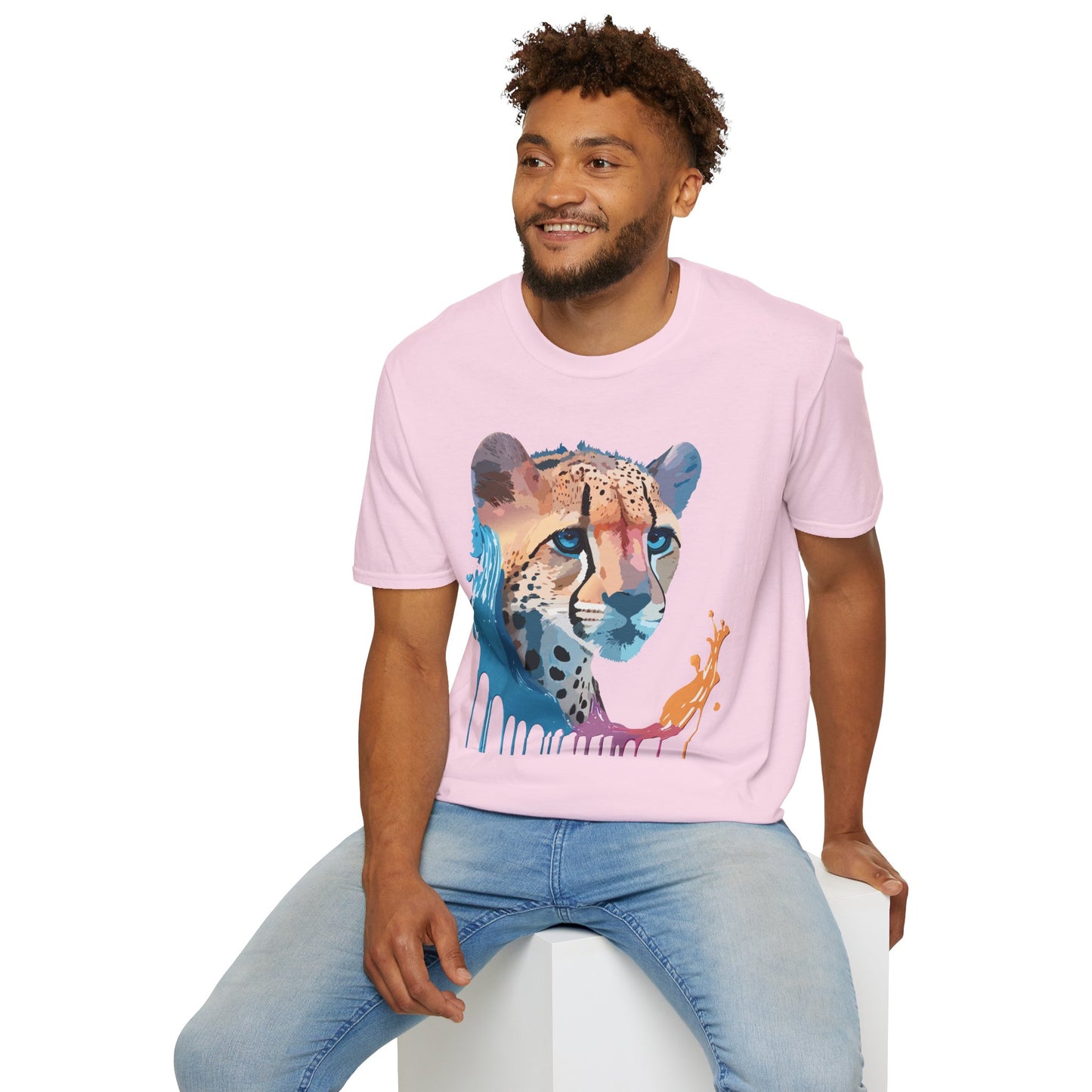 Cheetah Shirt, Shirt with Cheetah, Cheetah Tee, Shirt with Animals