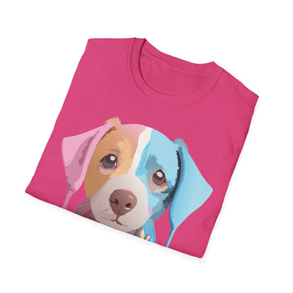 Unisex Dog Shirt Animal Tee Gildan Softstyle 64000 Cotton Tee