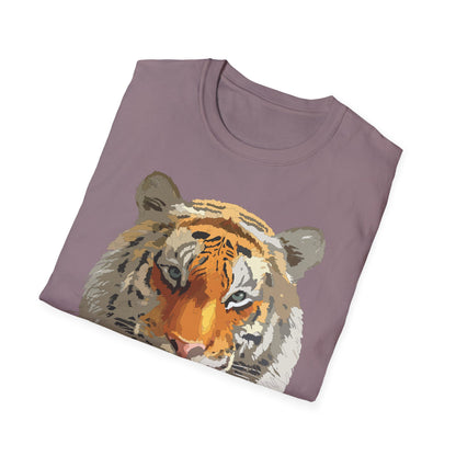 Unisex Tiger Shirt Animal Print Tee Gildan Softstyle Cotton Quality