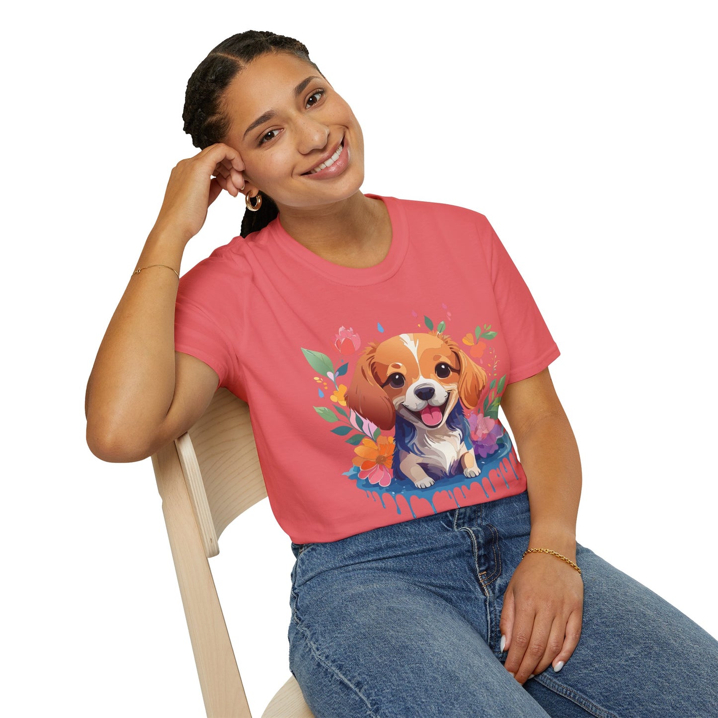 Dog Shirt, Shirt with Dog, Animal Tee, Shirt with Animals