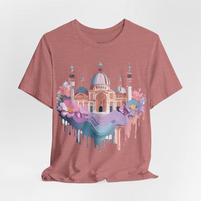 Natural Cotton Tee Shirt - Beautiful Places Collection - Venice Printify