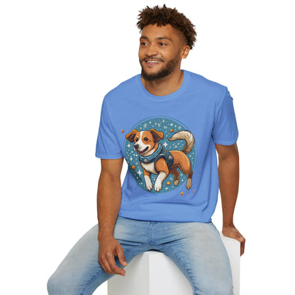 Unisex Dog And Animal Print Shirt Gildan Softstyle 64000 Tee