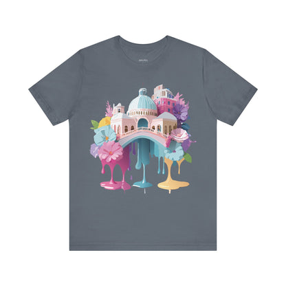 Natural Cotton Tee Shirt - Beautiful Places Collection - Venice Printify