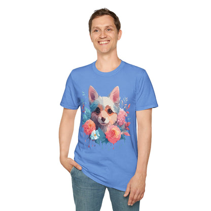 Dog Shirt Unisex Animal Print Tee With Cute Dog Designs And Comfort