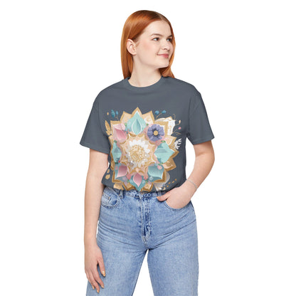 Natural Cotton Tee Shirt - Medallion Collection Printify