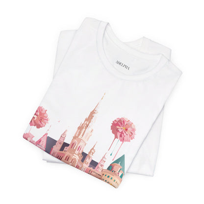 Natural Cotton Tee Shirt - Beautiful Places Collection - Vienna Printify