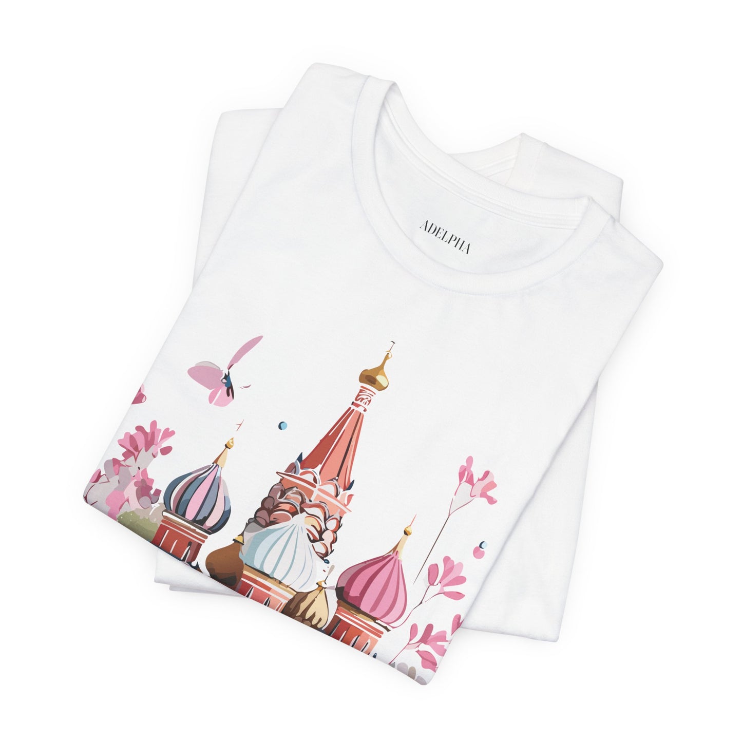 Natural Cotton Tee Shirt - Beautiful Places Collection - Moscow