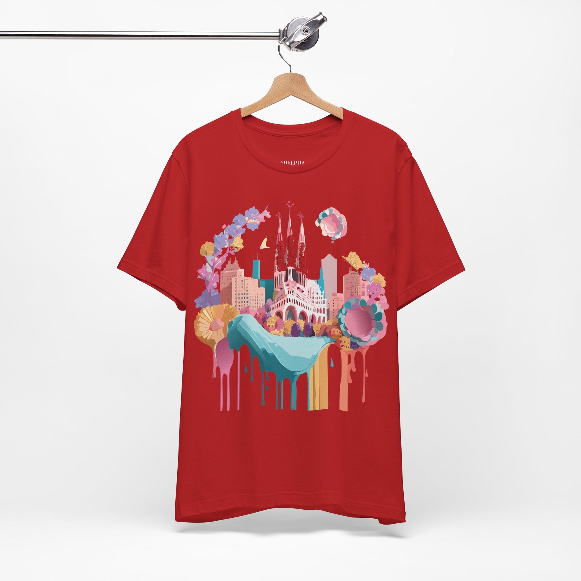 Tourist Shirt, Shirt with Barcelona - ADELPHA