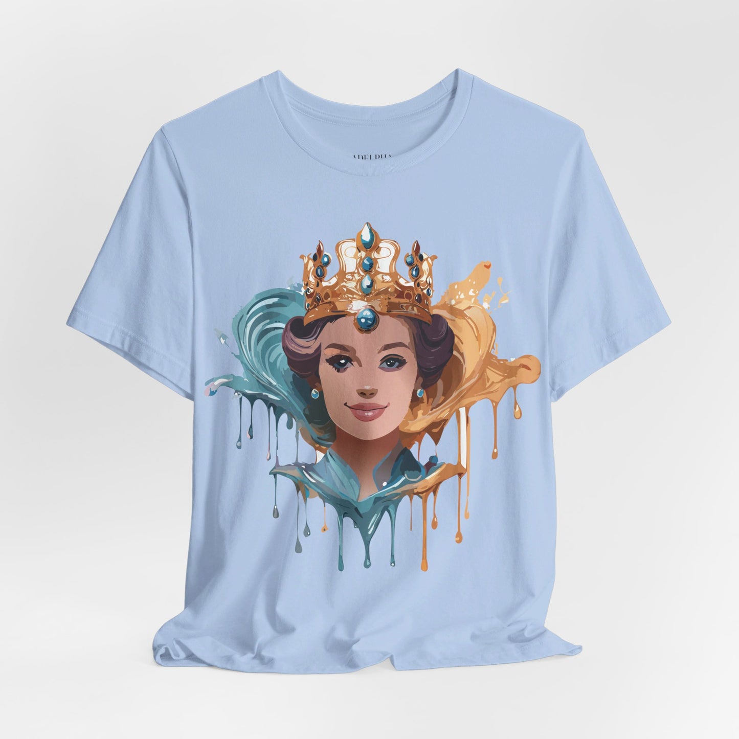 T-Shirt aus natürlicher Baumwolle – Queen Collection