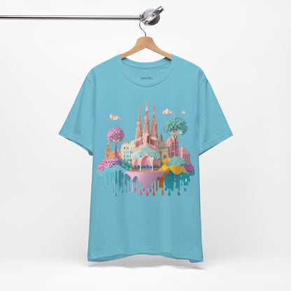 Tourist Shirt, Shirt with Barcelona - ADELPHA