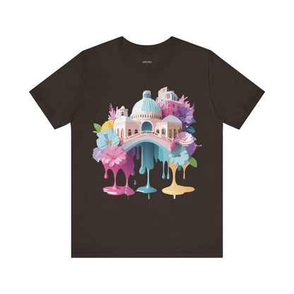 Natural Cotton Tee Shirt - Beautiful Places Collection - Venice Printify