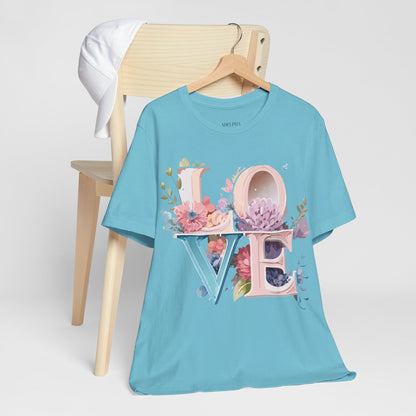 Natural Cotton Tee Shirt - Love story Collection Printify