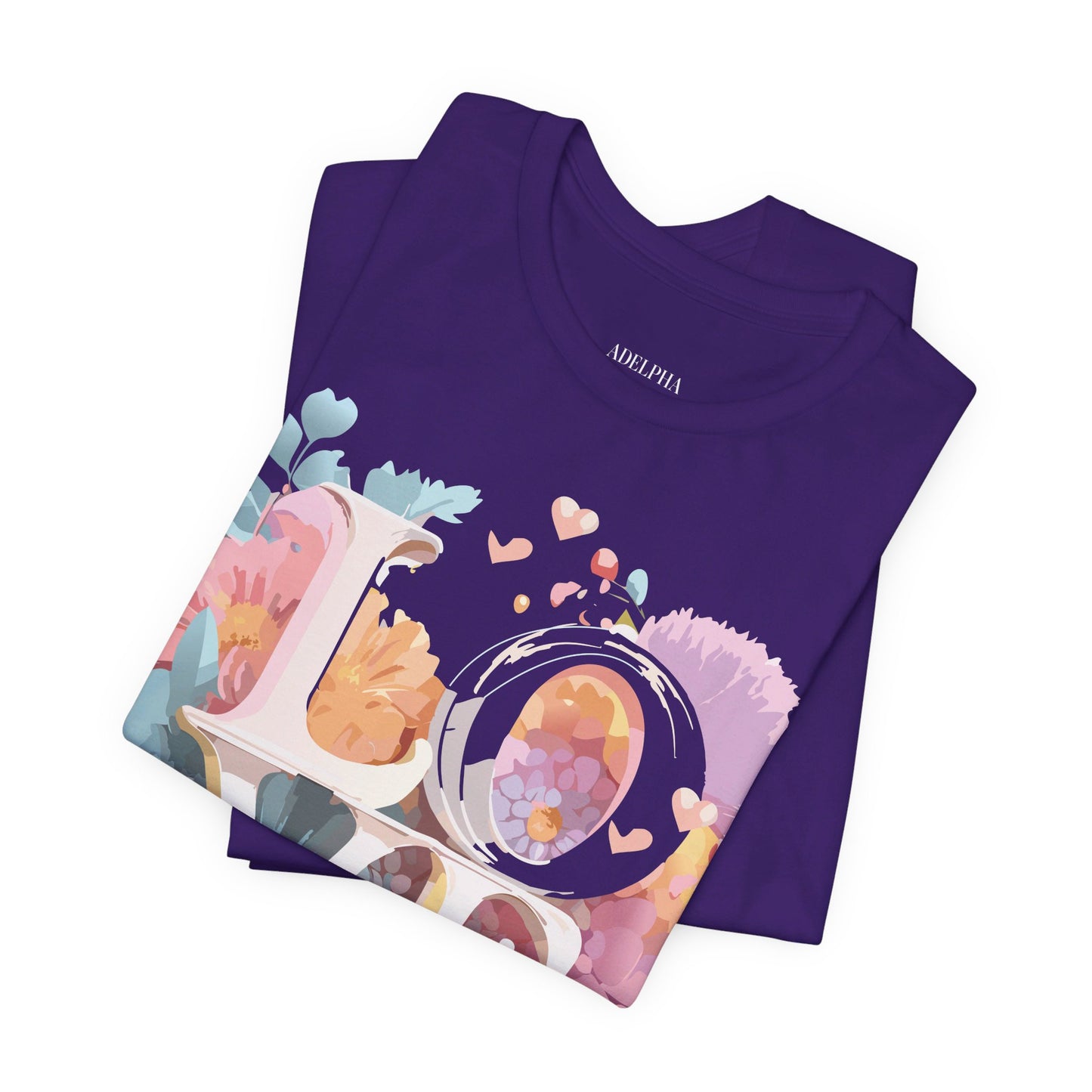 T-Shirt aus natürlicher Baumwolle – Love Story Collection