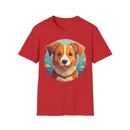 Dog Shirt Unisex Animal Tee One Hundred Percent Cotton Softstyle Gildan 64000