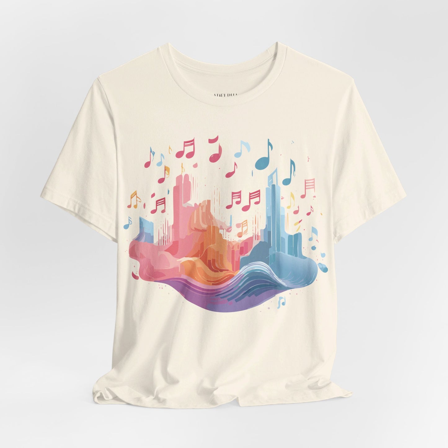 T-shirt en coton naturel - Collection Musique