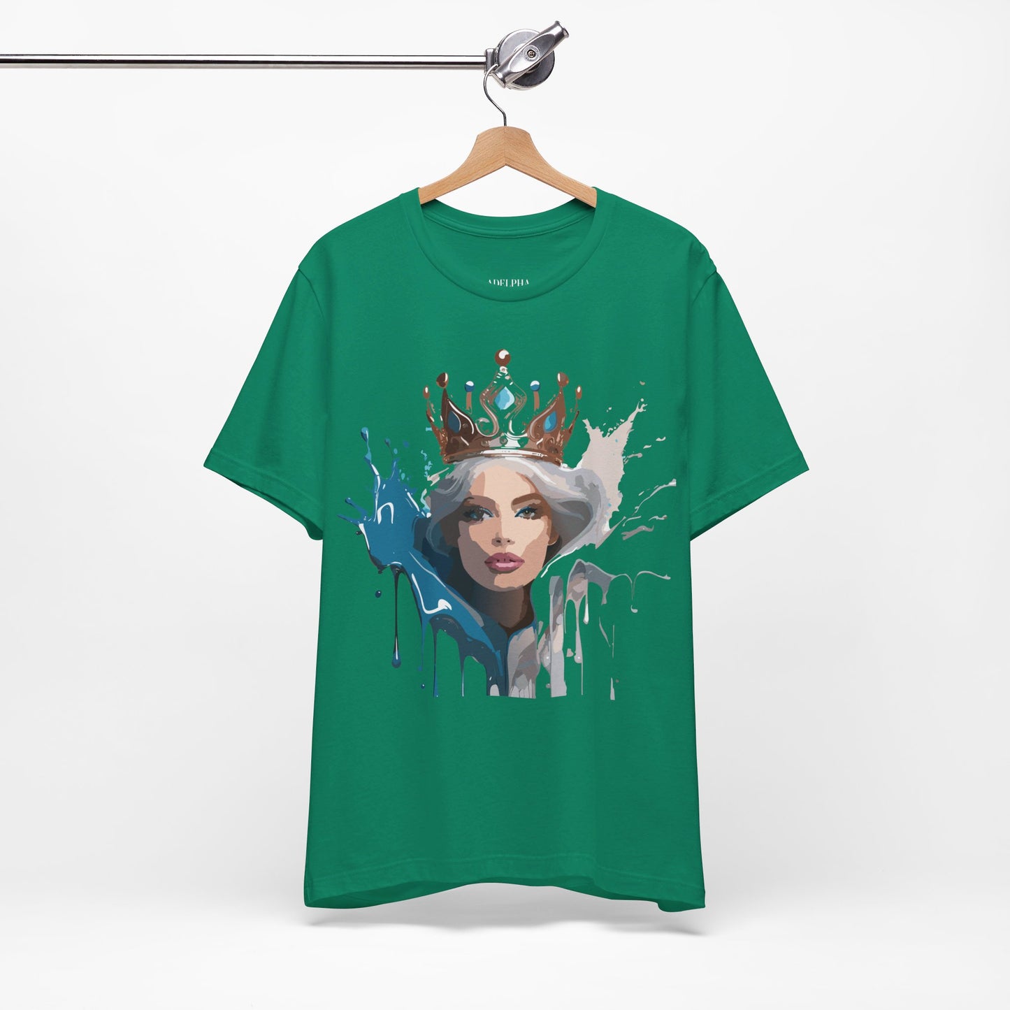 T-Shirt aus natürlicher Baumwolle – Queen Collection