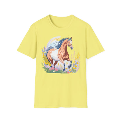 Horse Shirt Unisex Gildan Softstyle Tee 100 Ring Spun Cotton