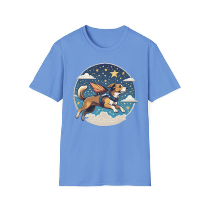 Dog Shirt Unisex Animal Print Tee Hundred Percent Cotton Softstyle Gildan 64000