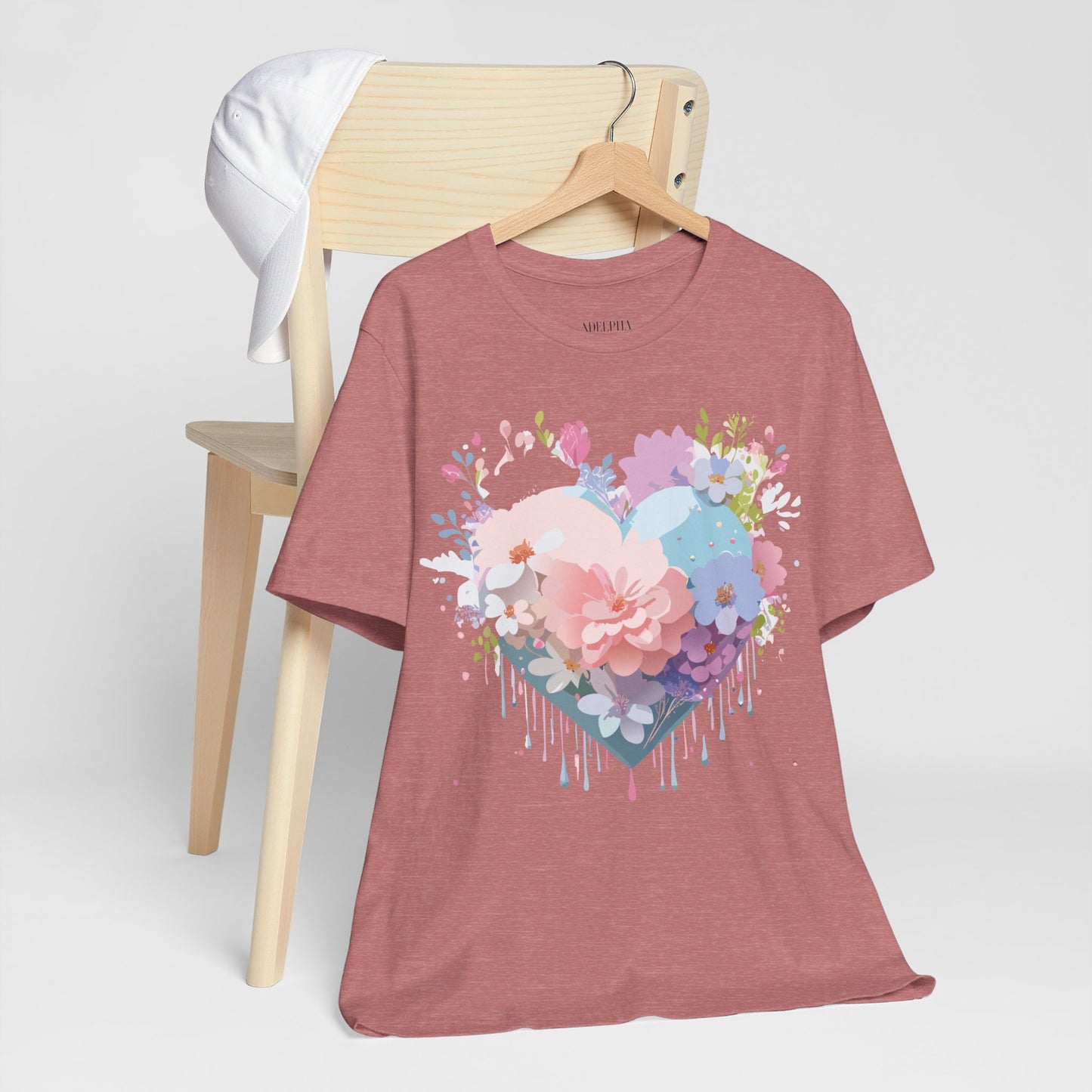 Natural Cotton Tee Shirt - Love story Collection