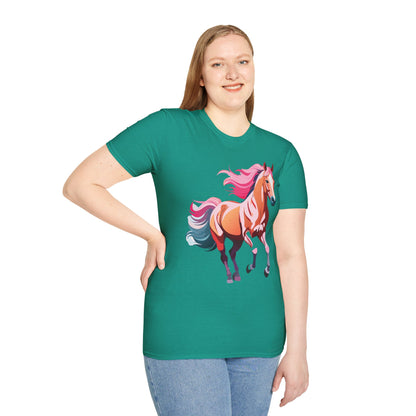 Horse Shirt Gildan Softstyle Tee Unisex 100 Percent Ring Spun Cotton