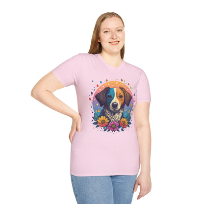 Dog Shirt Unisex Softstyle Tee 100 Percent Cotton Gildan 64000