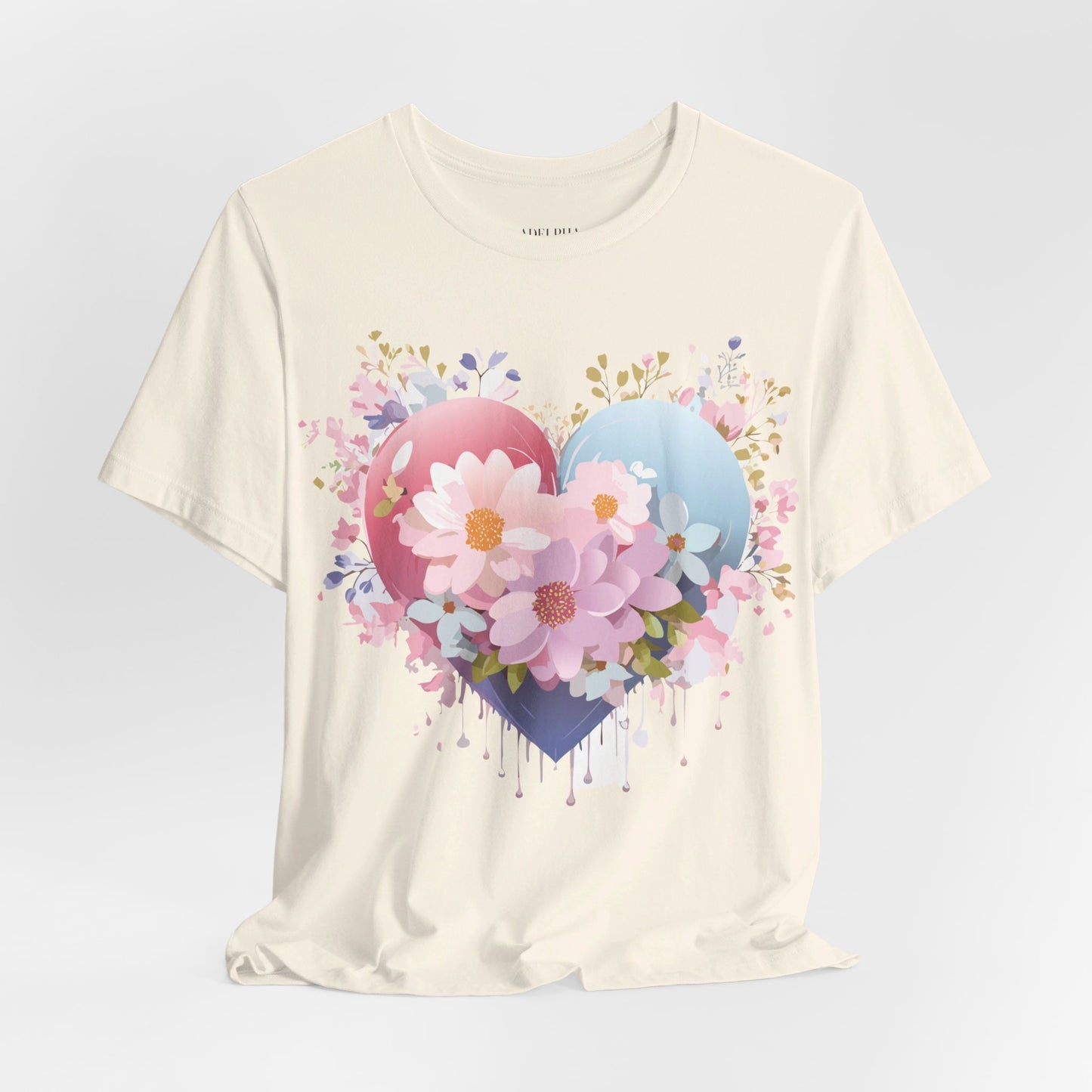 Natural Cotton Tee Shirt - Love story Collection