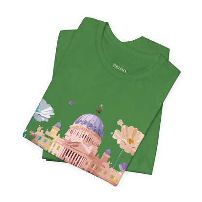 Natural Cotton Tee Shirt - Beautiful Places Collection - Madrid Printify
