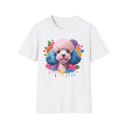 Unisex Dog Shirt Softstyle Tee 100 Percent Cotton Animal Print