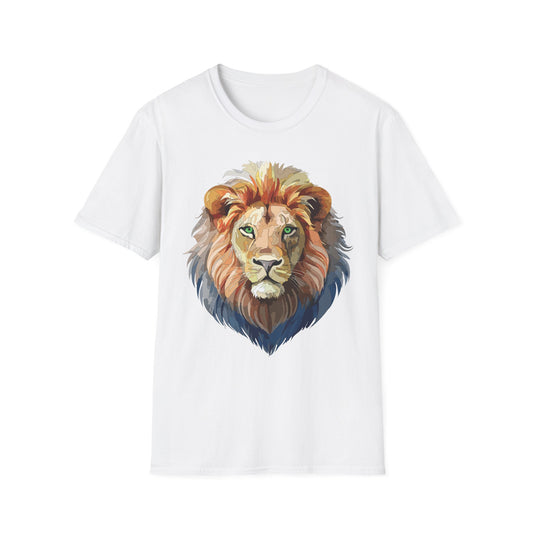 Lion Shirt, Shirt with Lion, Floral Lion Tee, Shirt with Animals