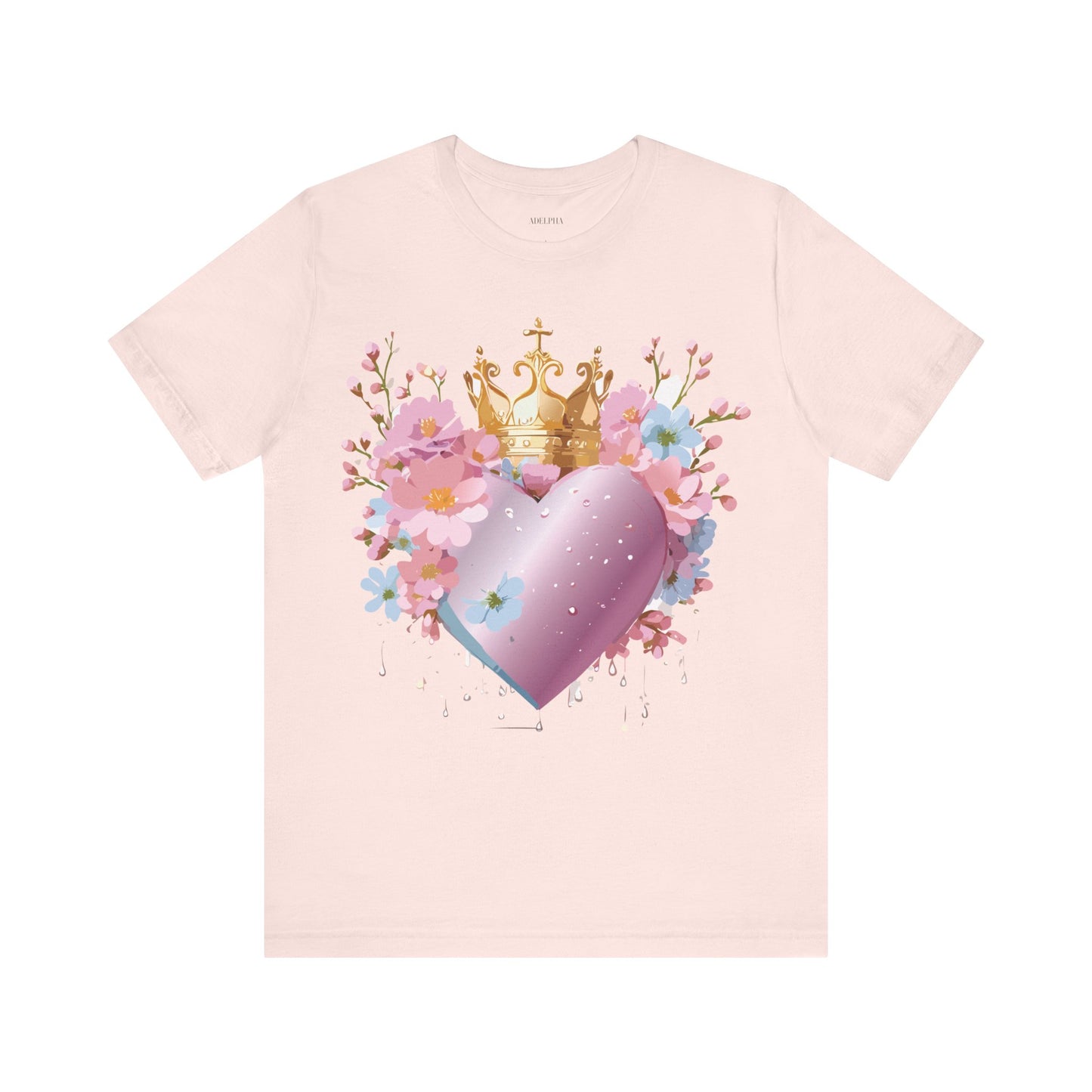 T-shirt en coton naturel - Collection Love story