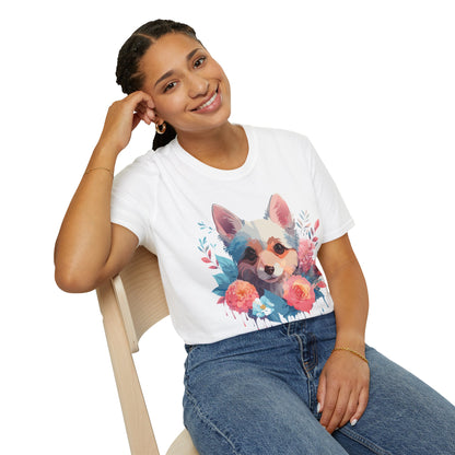 Dog Shirt Unisex Animal Print Tee With Cute Dog Designs And Comfort