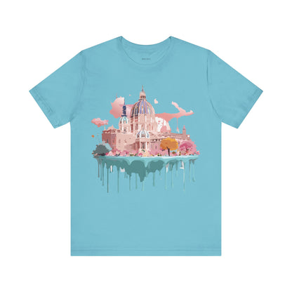 Natural Cotton Tee Shirt - Beautiful Places Collection - Vienna Printify