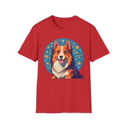 Unisex Dog Shirt Animal Print Tee Gildan Softstyle 64000 Tee