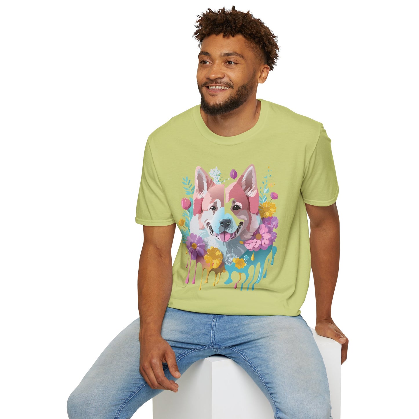 Dog Shirt, Shirt with Dog, Animal Tee, Shirt with Animals