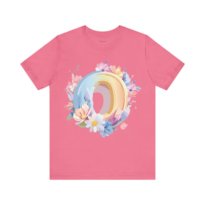 Natural Cotton Tee Shirt - Letters Collection - O Printify