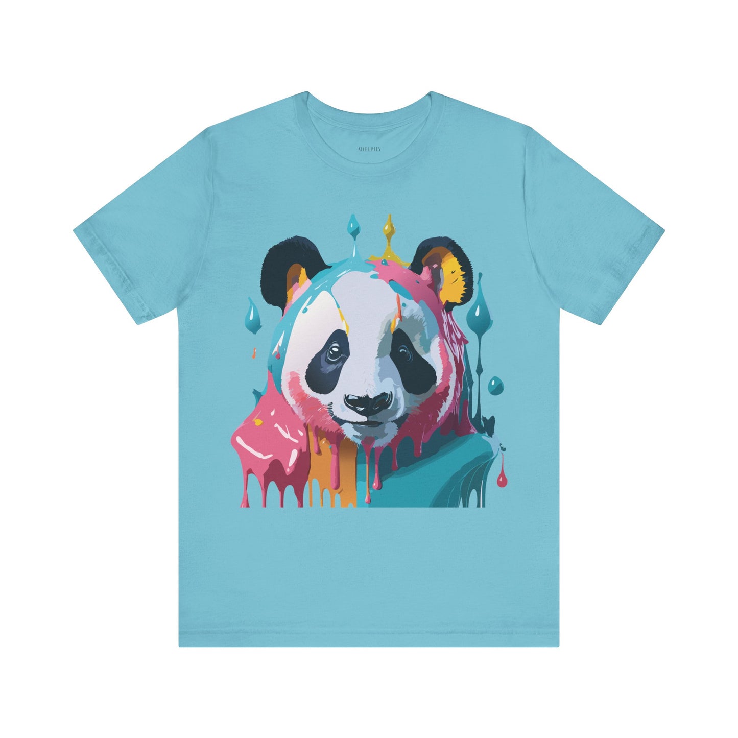 T-Shirt aus natürlicher Baumwolle mit Panda