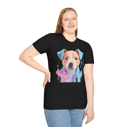 Dog Shirt Unisex Animal Tee Softstyle Gildan 64000 Cotton Tee