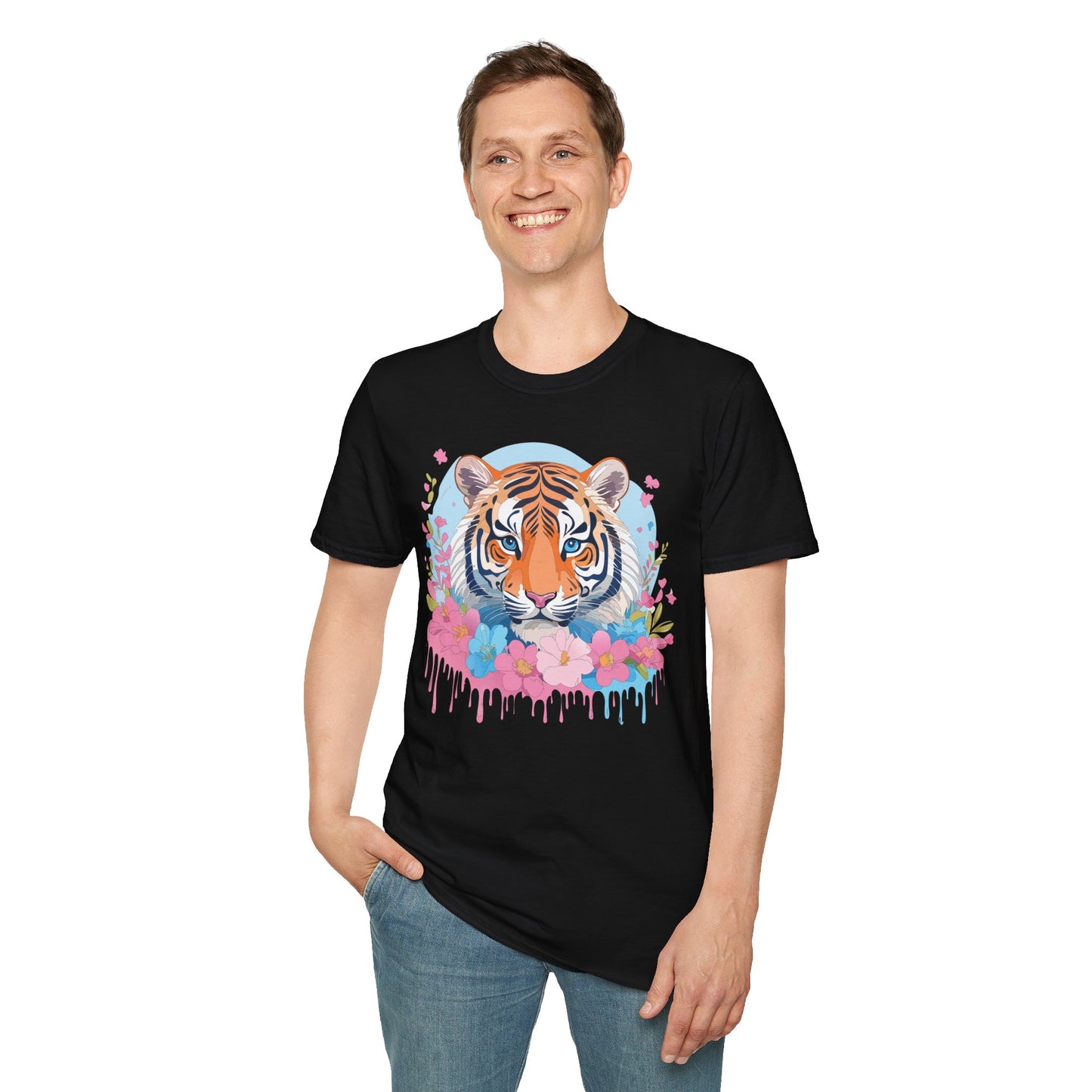 Tiger Shirt, Shirt with Tiger, Animal Tee, Shirt with Animals
