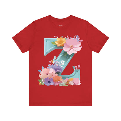 Natural Cotton Tee Shirt - Letters Collection - Z Printify