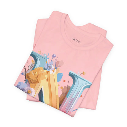Natural Cotton Tee Shirt - Letters Collection - N Printify