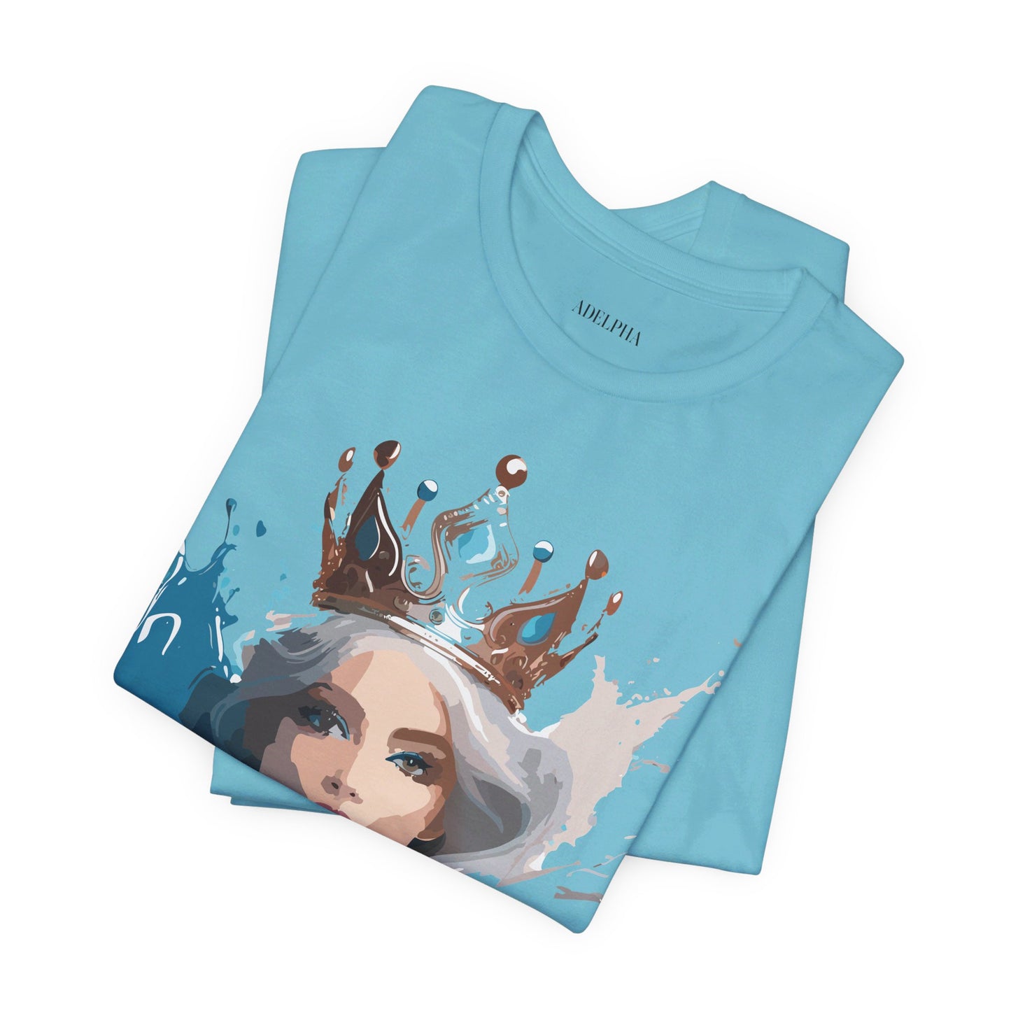 T-Shirt aus natürlicher Baumwolle – Queen Collection