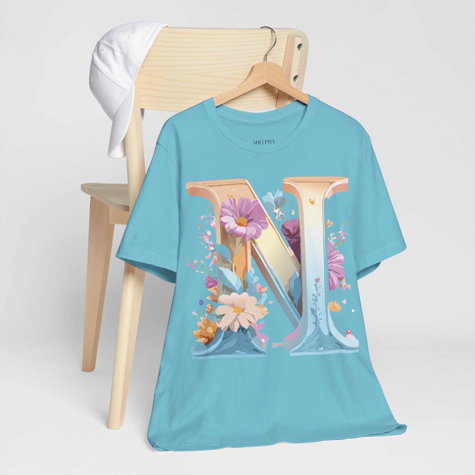 Letter Shirt, Letter N Shirt - ADELPHA