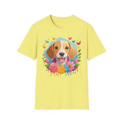 Dog Shirt Unisex Animal Tee Softstyle Cotton Comfort Everyday Wear