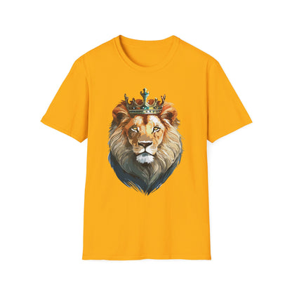 Lion Shirt Unisex Softstyle Tee Gildan 64000 100 Percent Ring Spun Cotton