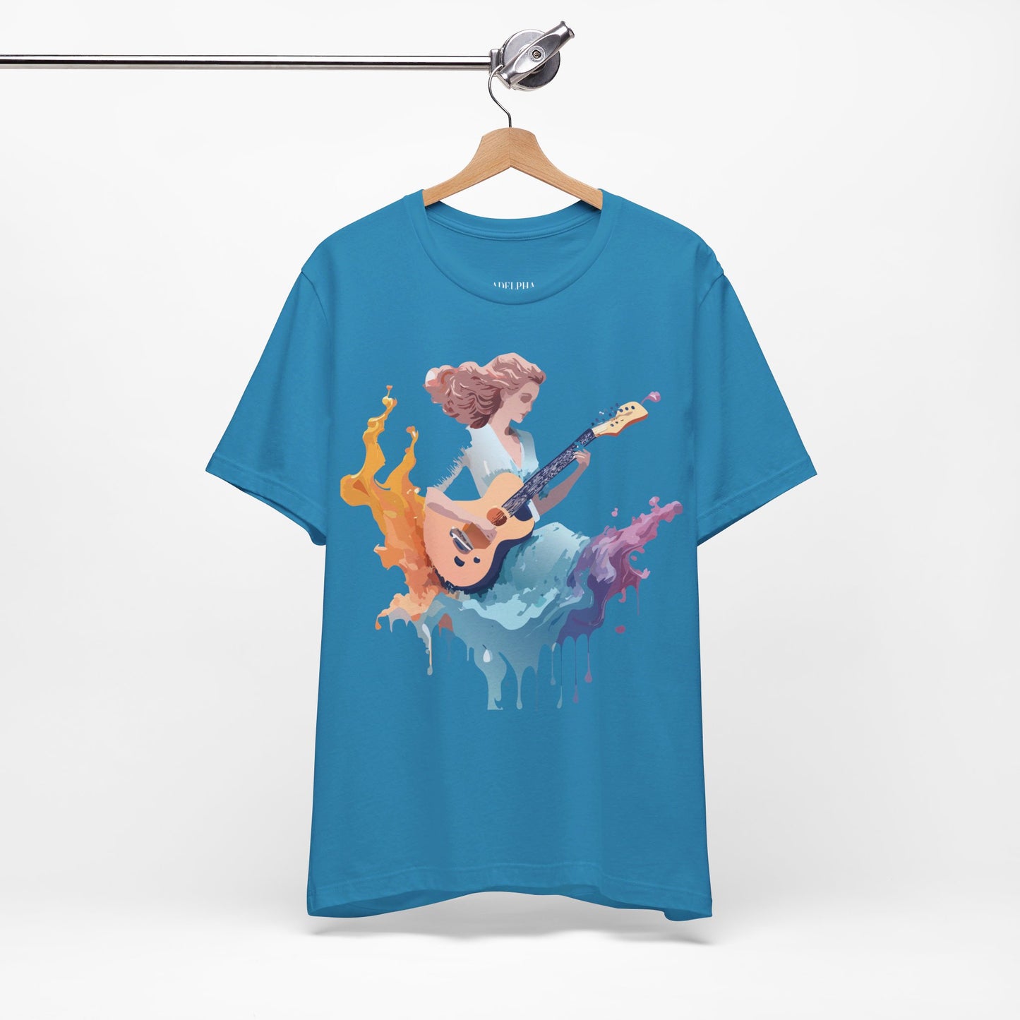 T-Shirt aus natürlicher Baumwolle – Musikkollektion