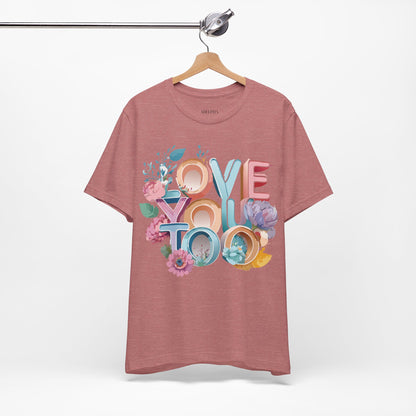 Natural Cotton Tee Shirt - Love story Collection Printify