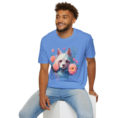 Dog Shirt Unisex Softstyle Cotton Tee Gildan 64000 With Animal Designs